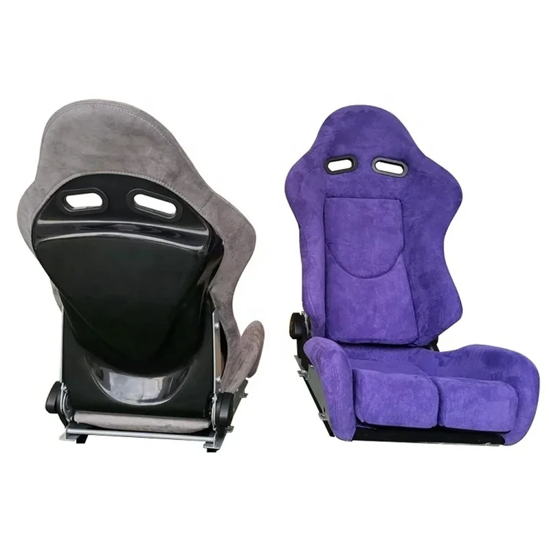 Hot Selling Violet Velvet Racing Bucket Car With Cooling Heating Function