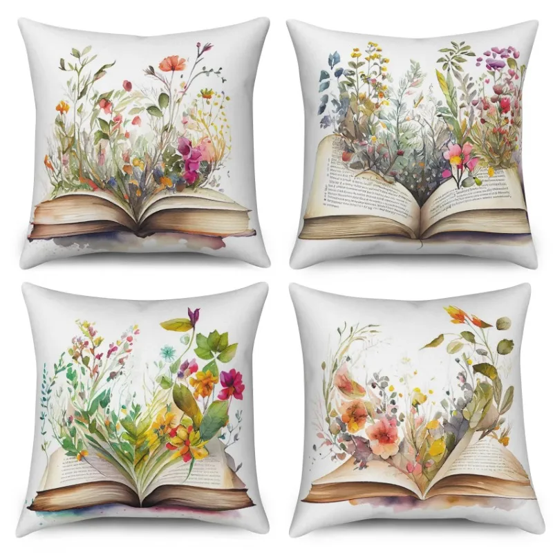 

Modern Sofa Pillow Cover Living Home Decor Tropical Flower Decorative Cushion pillowcase