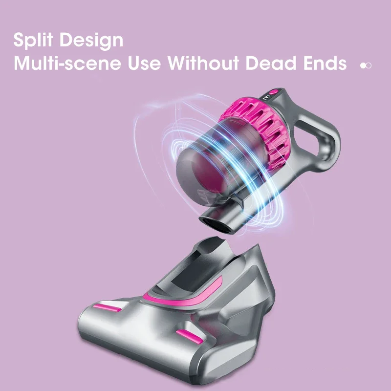 Electric Handheld Vacuum Cleaner Cordless Household Electric Mite Remover Ultraviolet Ray To Remove Bed Mites Vacuum Cleaner