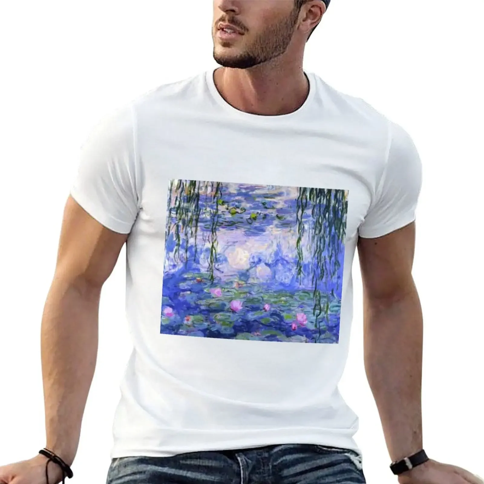 Claude Monet - Water lilies T-Shirt vintage aesthetic clothes customs design your own mens graphic t-shirts