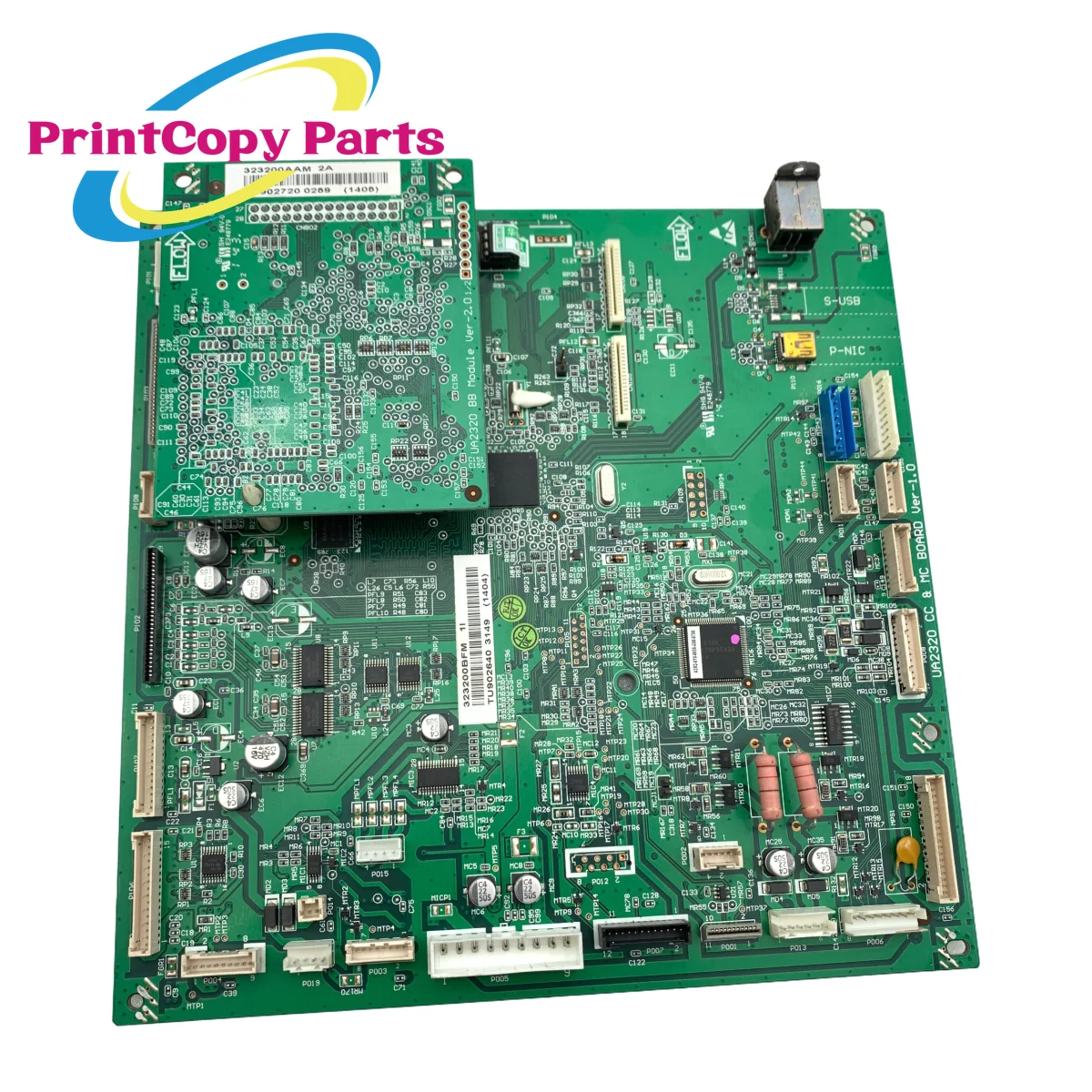 1PC PW Board Assy CC/MM Main Formatter Board for Konica Minolta Bizhub 195 206 215 235 7719 7721 7723 A3PEPP6400 A3PEPP6500