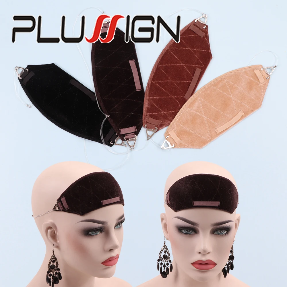 Non-Slip Wig Grip Band For Women Velvet Headband With Adjustable Invisible Line Velvet Wig Grip Headband For Hair Topper & Wigs