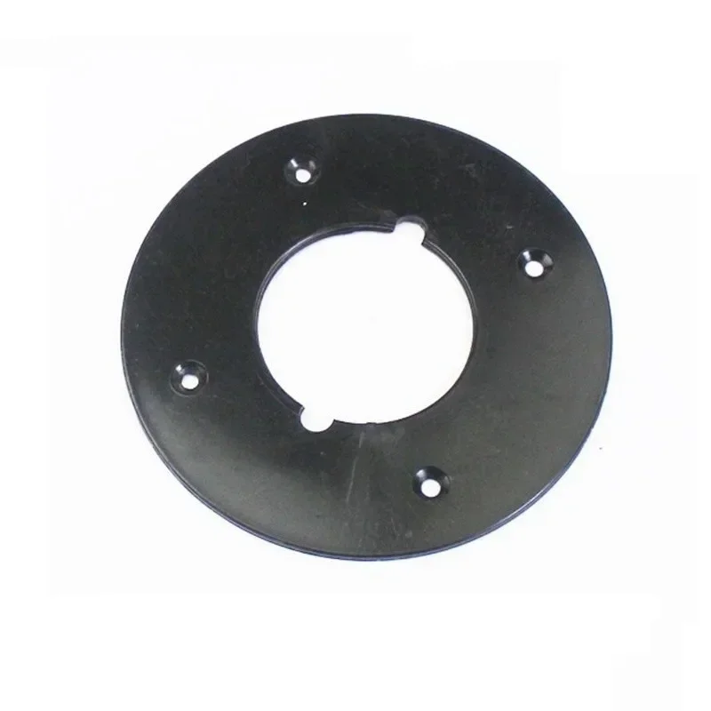 Base plástica multifuncional do roteador elétrico da forma do círculo preto para a máquina de gravura dos modelos da placa de base 3612 3612C