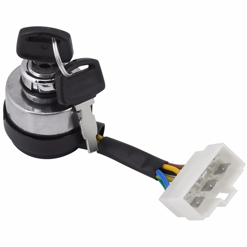 4/6 Wire Way Gasoline Generator Ignition Start Key Lock Combination Switch for 2-3KW 168F and 5-8kw 188F Generator
