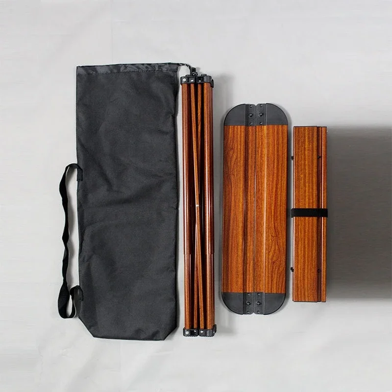 

Outdoor wood grain folding tables and chairs, egg roll table self-driving travel, portable