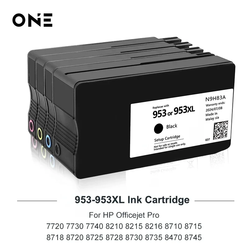 for hp 953 953XL Ink Cartridge For HP Officejet 7740 7730 7720 8210 8218 8710 8715 8718 8719 8720 8725 8728 8730 8740 printer