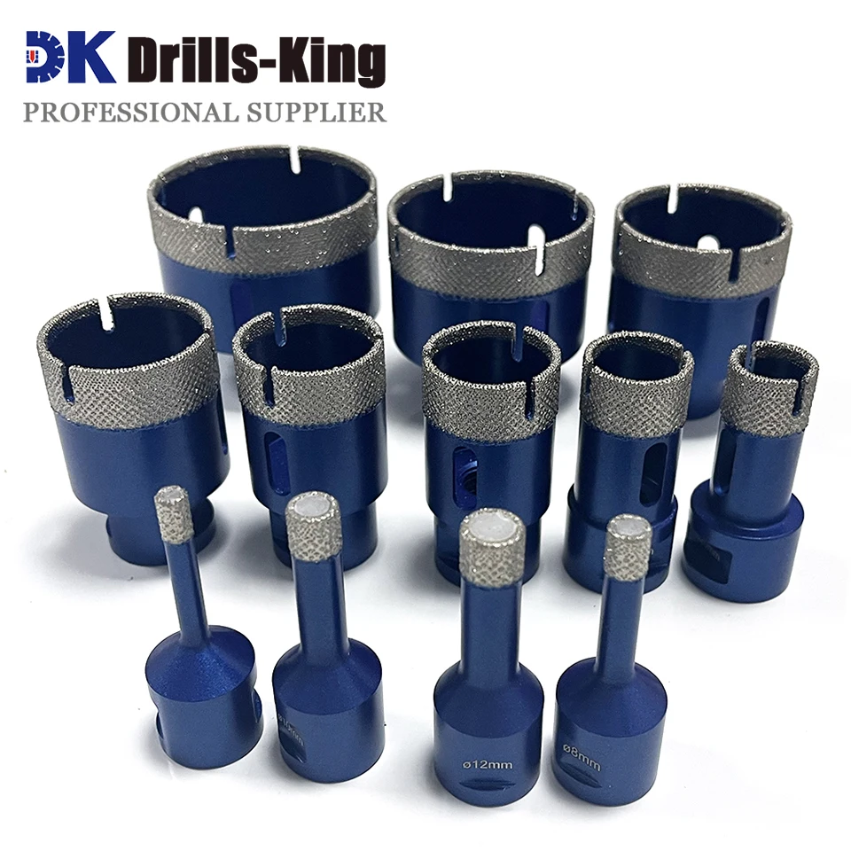 

6/8/10/35/68mm Porcelain Ceramic Glass Drilling Tools Tile Vacuum Brazed M14 Diamond Drill Bits M14 Brazed Diamond Hole Saw