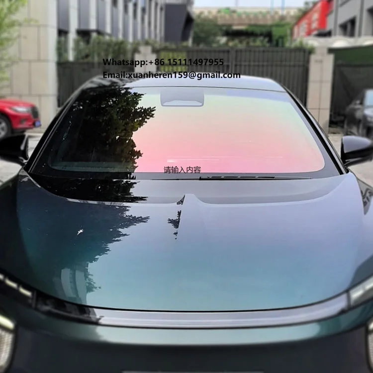 

Chameleon Color Solar Window Film Protective Glass for Car Interior Color-Changing Sun Shield with Stylish Look