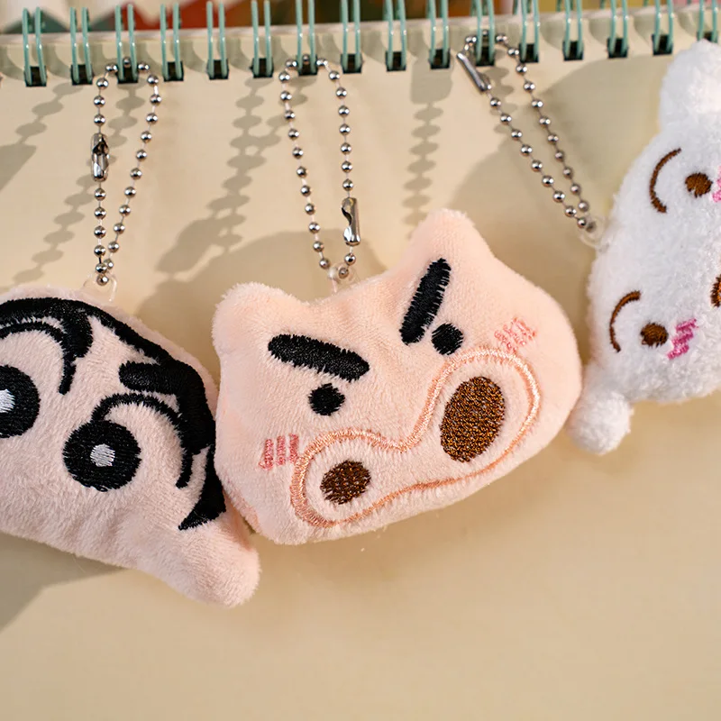 

New Crayon Shin-chan Plush Figures Keychain Cute Doll for Kids Pendant Kawaii Fashion Bag Car Keyring Birthday Gifts 2026