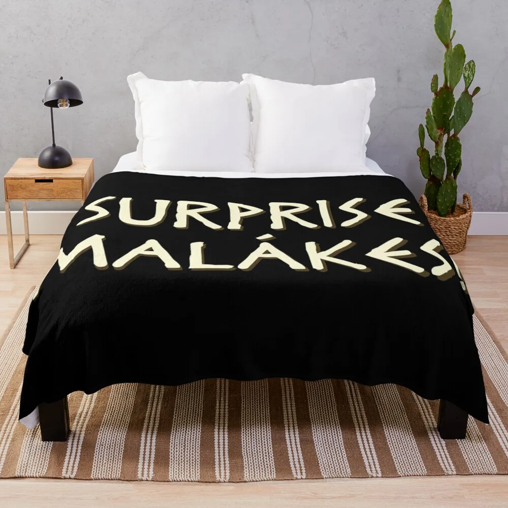 

Surprise Malaka! Throw Blanket Weighted Softest Blankets