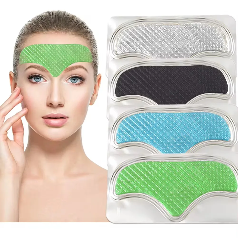 Hydrogel Microcrystal Forehead Wrinkle Patch Anti-Aging Nasolabial Fold Reduction Dilute Fine Lines Face Mask for Wrinkle Relief