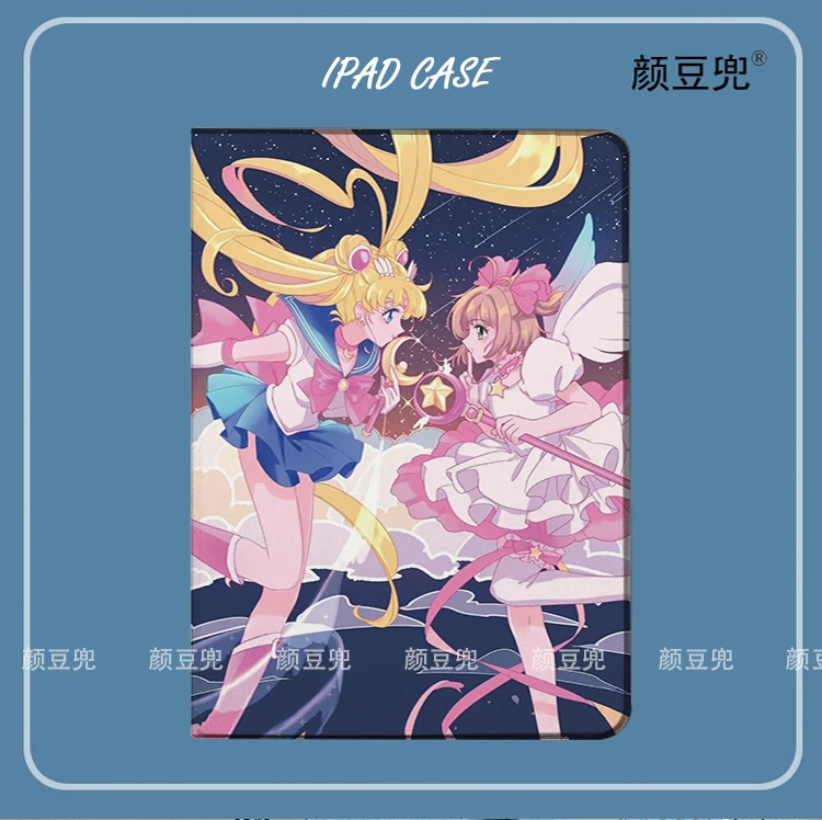 Card Captor Anime SAKURA For iPad 10.2 9th Mini 6 5 Case Luxury Silicone For iPad Air 3 4 5 10.9 For iPad Pro 10.5 11 12.9 Case