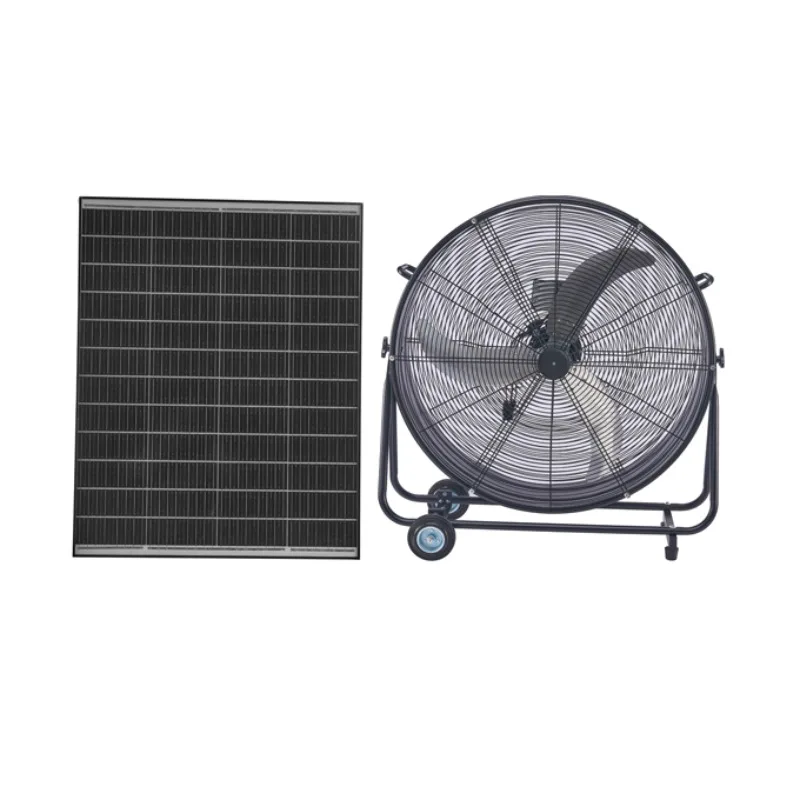 Solar Exhaust Fan Auto-Temperature Control OEM/ODM Customizable Waterproof Stainless Steel Wall-Mounted Off-Grid Ventilation for