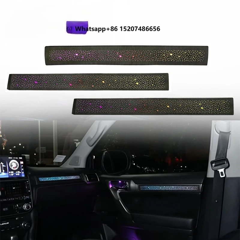 SJC Upgrade 64 Color Ambient Lighting  Car Dynamic Starry Sky Symphony LED Atmospheric Lighting Kit