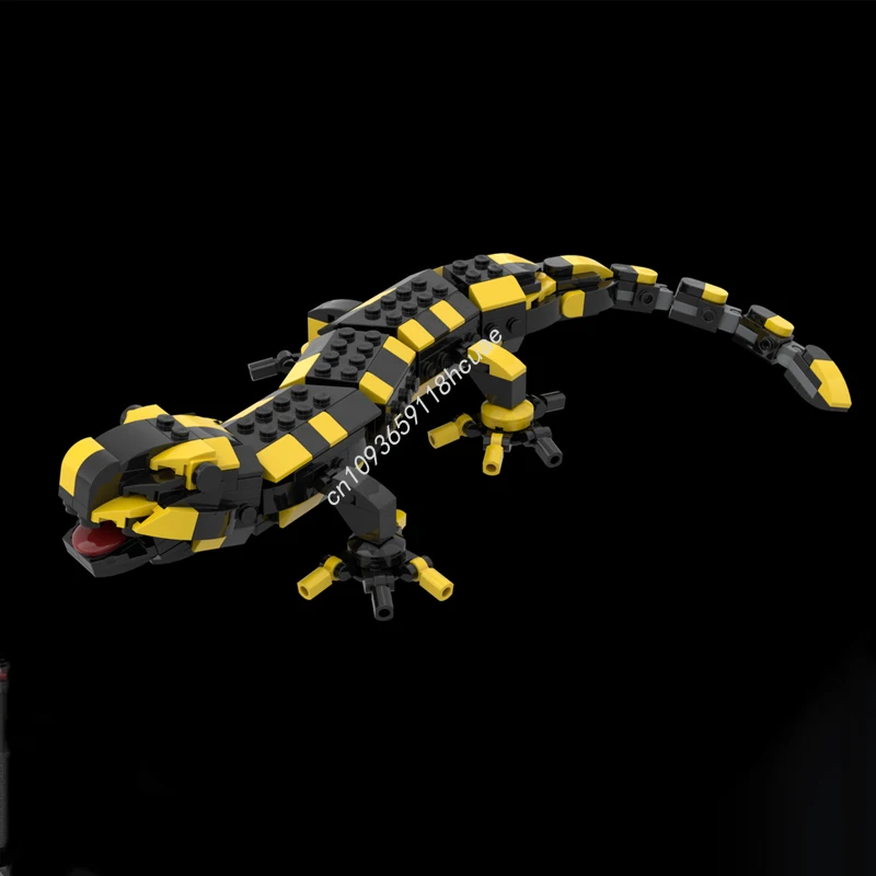

314pcs MOC Fire Salamander Building Blocks Christmas Gift Decorative DIY Perfect for Home or Office Display