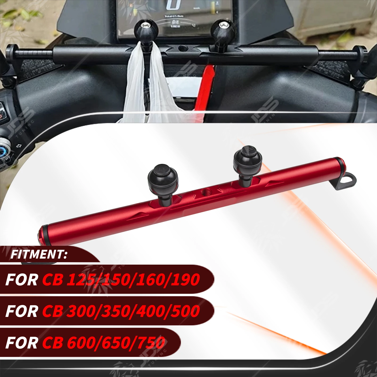 For HONDA CB 125/150/160/190/300/350/400/500/600/650/750 Crossbar Balance Beam Multifunction Bar Phone Holder Bracket Parts
