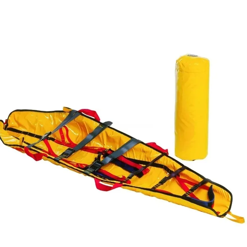 007046 Rollable Rescue Stretcher Portable Foldable Emergency Carry Stretcher for Ambulance Firefighter First Aid Rescue