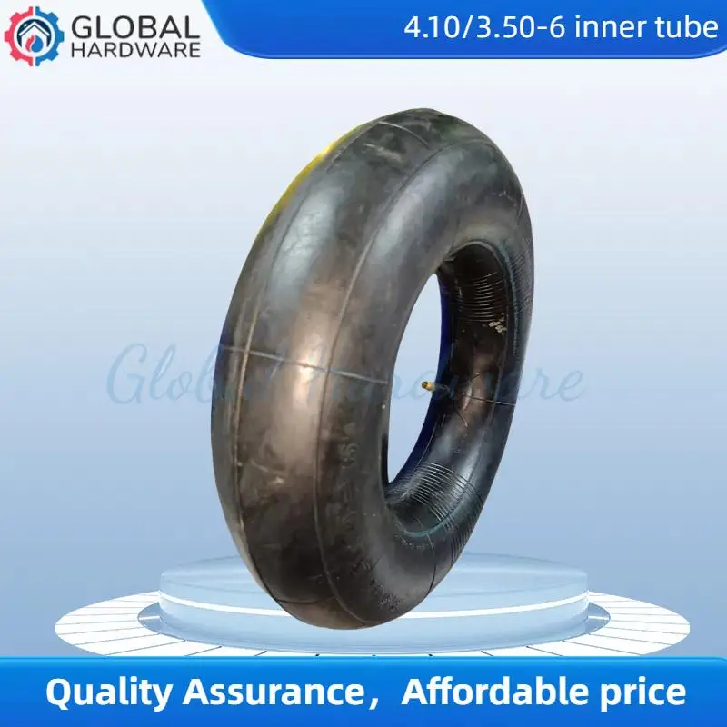High Quality Black Butyl Rubber Inner Tube  4.10/3.50-6 Inner Tube Camera Electric Scooter Accessories