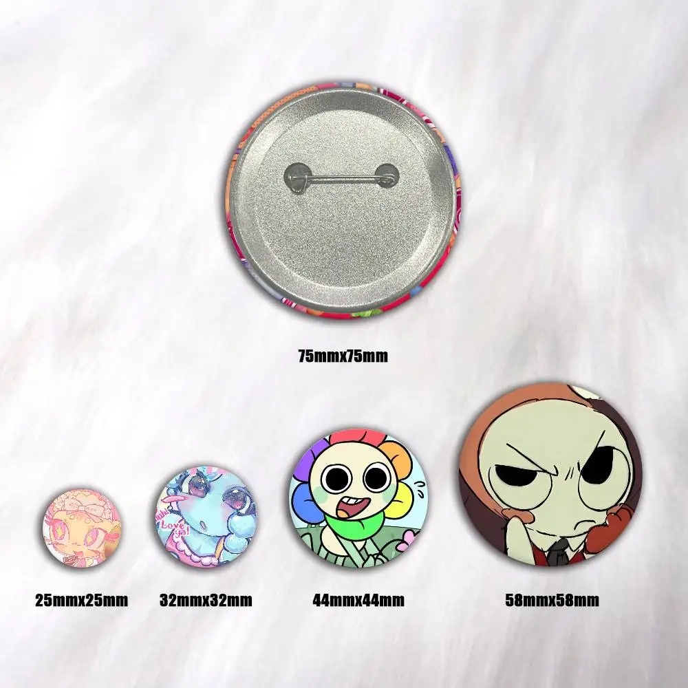 A-D-Dandys-S W-World-ES Art Badges Button Round Creative Pin Brooch Badge Bag Decor Accessories Fans Collect Friends Gifts