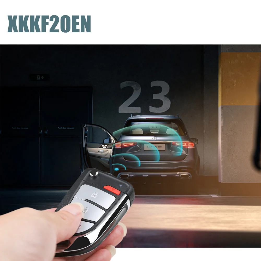 Xhorse-Wire مفتاح عن بعد ، نمط السكين ، أزرار 3 plus 1 ، XKKF20EN ، 5 + لكل لوت
