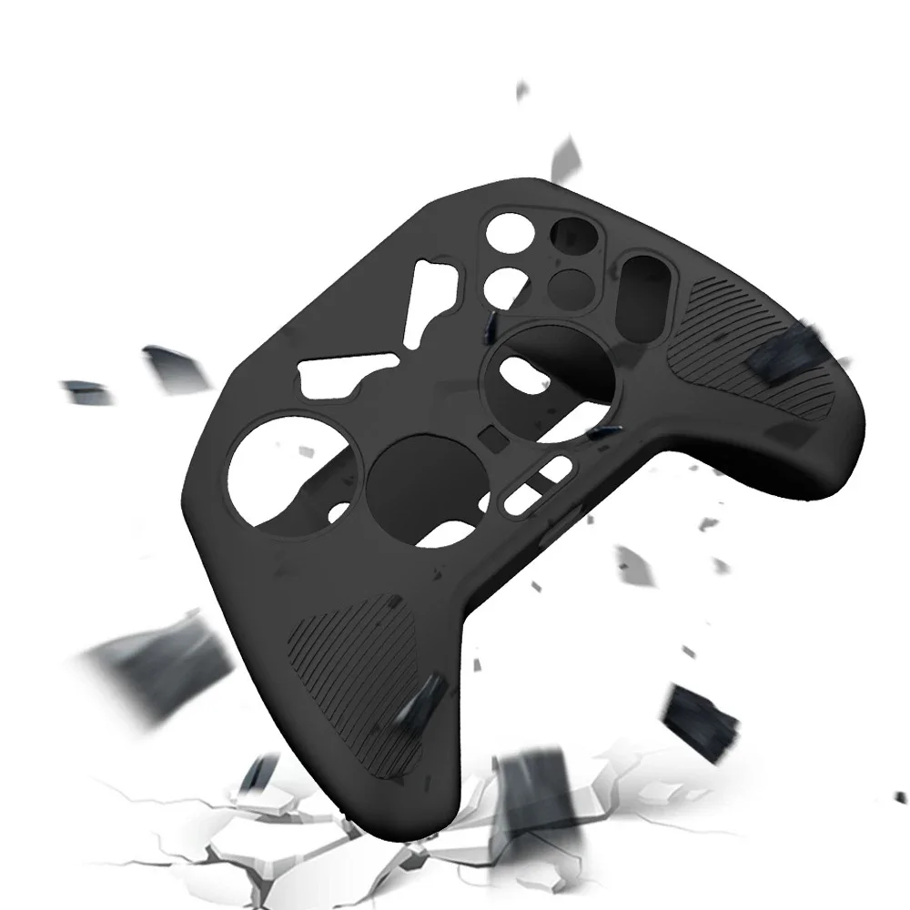 حافظة من السيليكون لهاتف FLYDIGI Vader 4 Pro / Flydigi APEX 4 غطاء حماية لوحدة التحكم في الألعاب مضاد للسقوط والغبار حافظة جلدية ناعمة