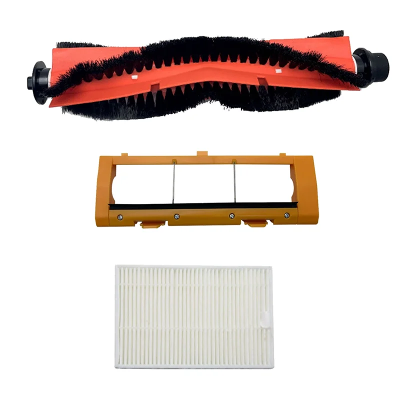 غطاء حماية الفرشاة الرئيسية ومجموعة HEPA لملحقات الروبوتات المنزلية ABIR X5 X6 X8 R30