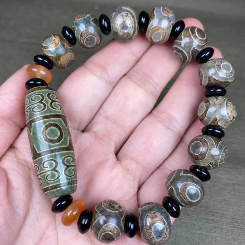 New Green Agate Dzi…