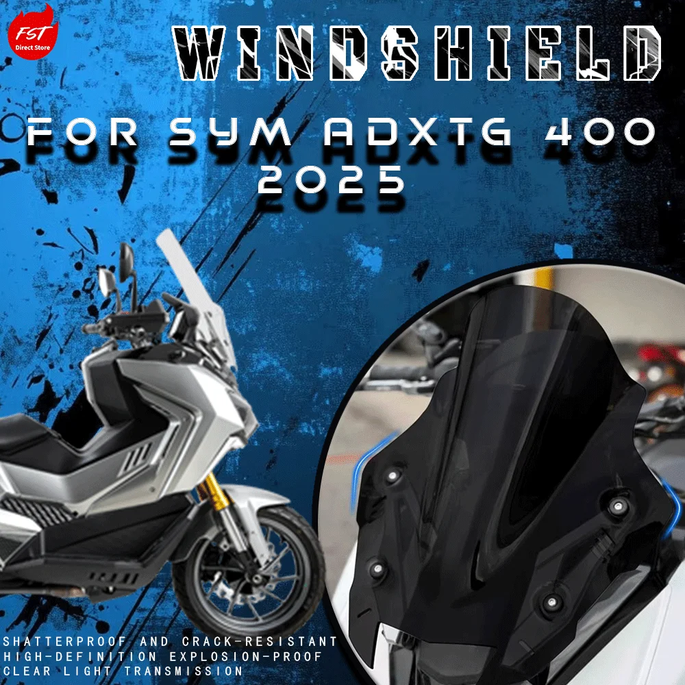 Parabrisas para SYM Sabertooth ADXTG 2025, Deflector de Viento para Sabertooth 400, Piezas Modificadas para Parabrisas de Carreras