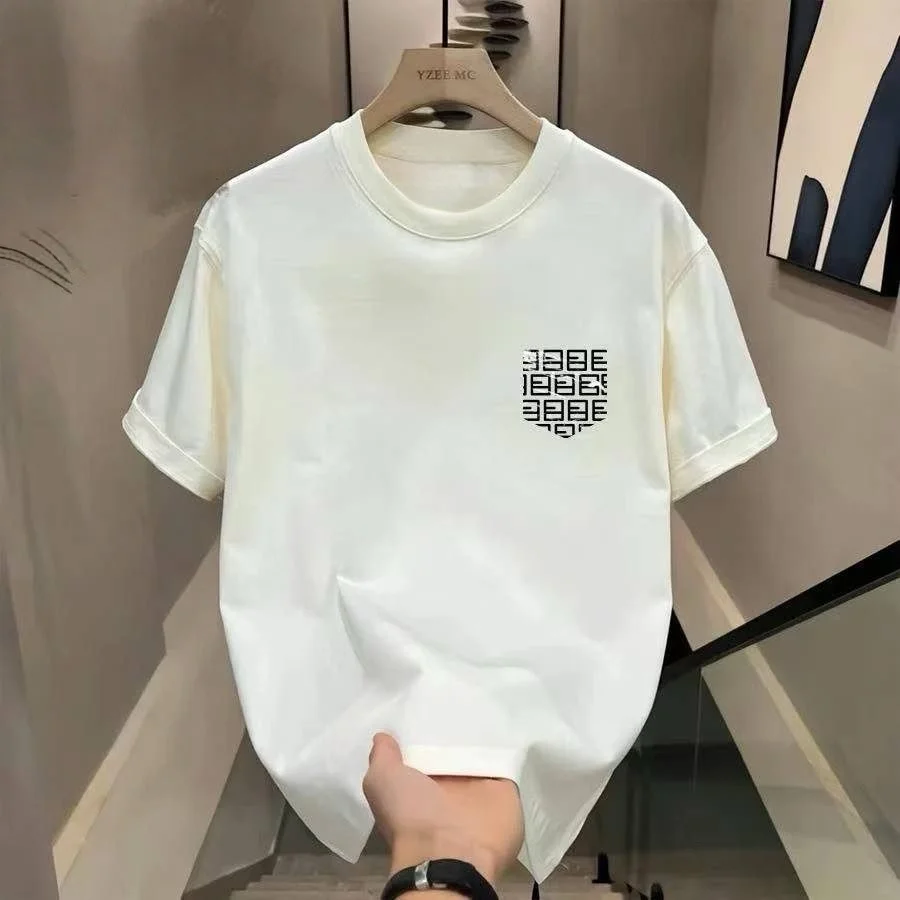 Spring And Summer Hot Selling Pure Luxury T-shirt Loose And Comfortable High-quality Street Trend Unisex 2026 New Style
