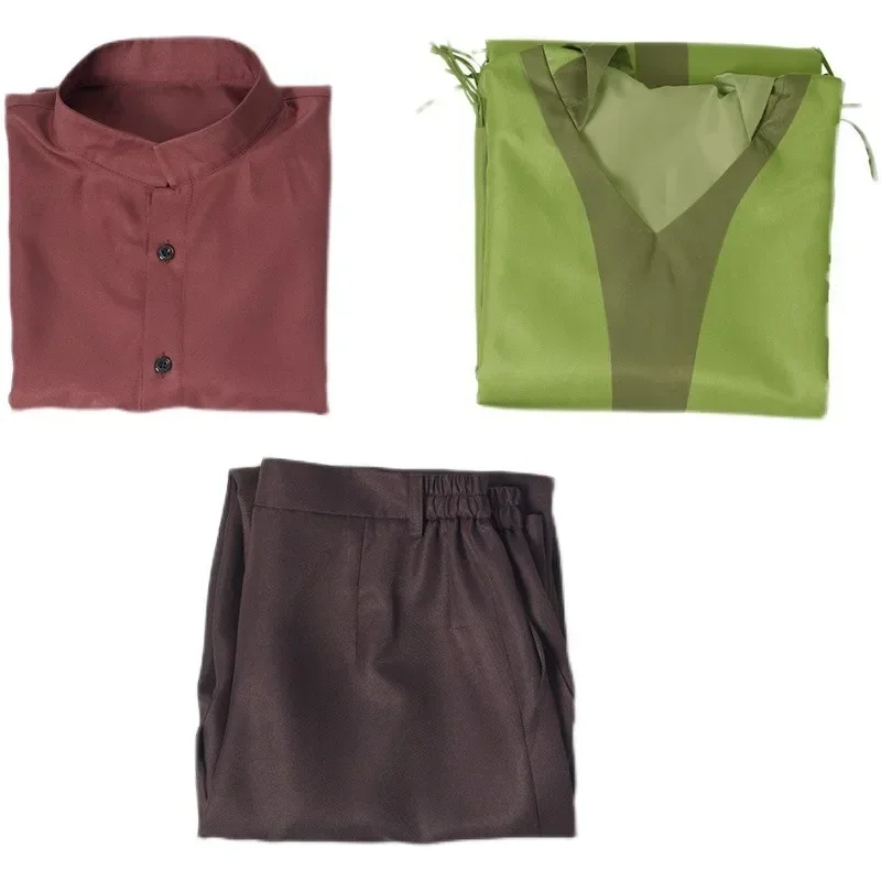 2026 애니메이션 영화 Madrigal 코스프레 의상 브루노 성인 의류 멋진 카니발 할로윈 망토 셔츠 바지 목걸이 정장