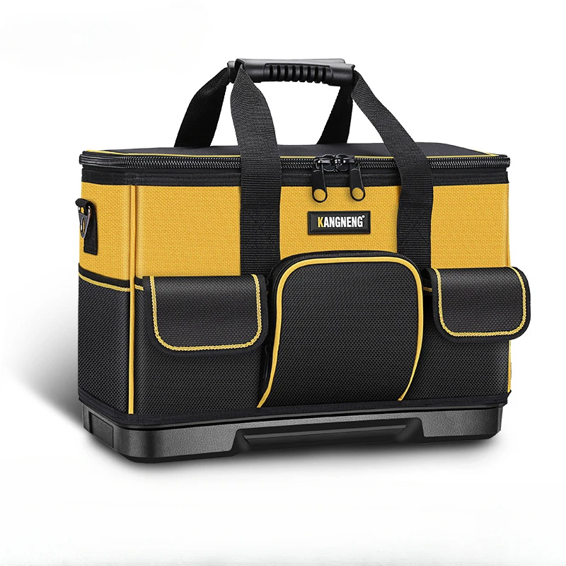 New Square Tool Bag Large Capacity Waterproof Multi Pockets Tool Organizer Tool Pouch for Electrician Tools