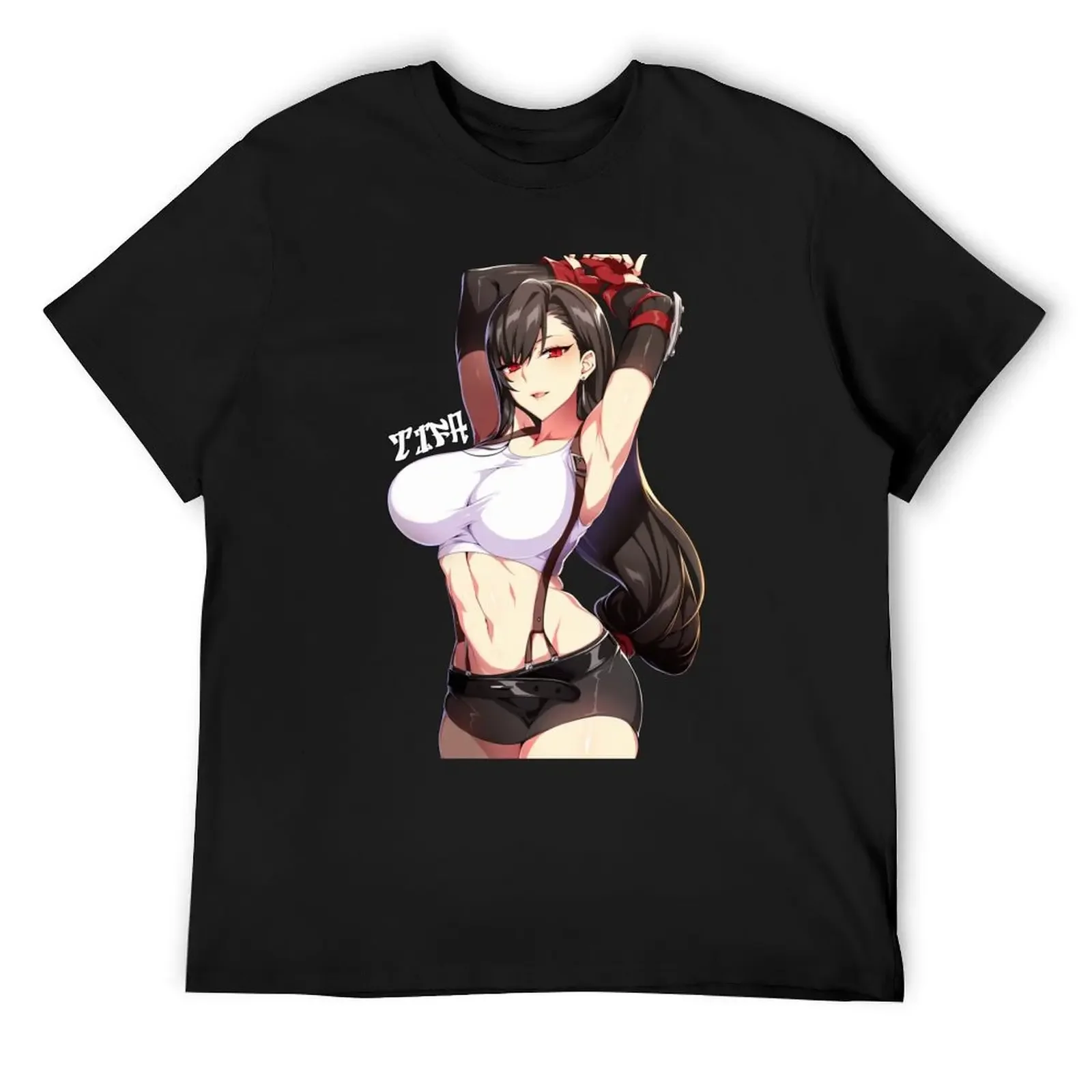 

Tifa Lockhart Sexy FF7 Remake T-Shirt blanks oversizeds anime figures oversized t shirt for men