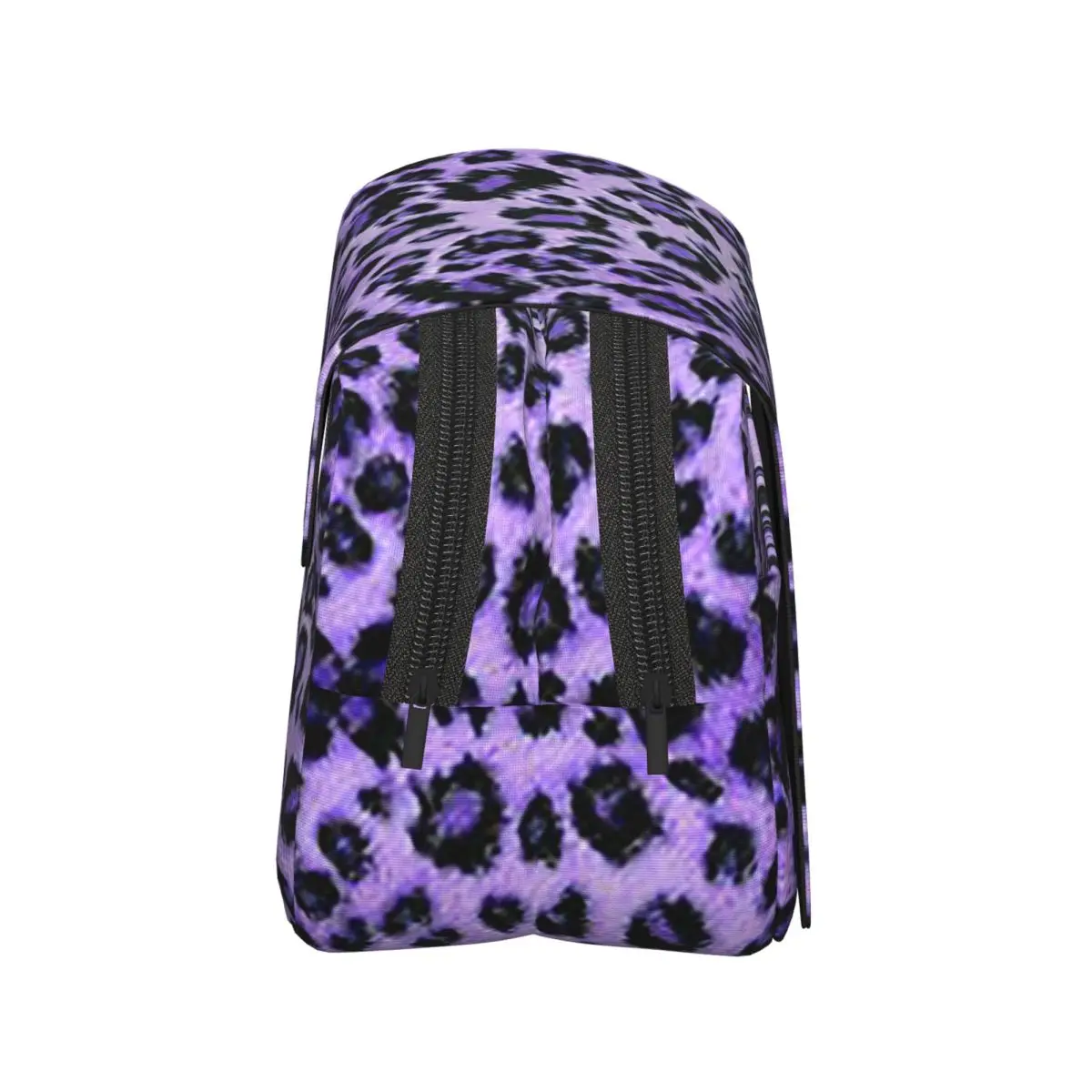 Purple Leopard Print Pencil Case Pen Holder Hard Shell Leather Large Capacity Pen Box Pencil Bag for Boys Girls School
