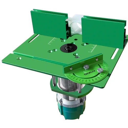 Elevador de enrutador con motores de 65mm con agarre fuerte de 4 garras, tablero abatible invertido para enrutador, placa de enrutador de aleación de aluminio de soporte