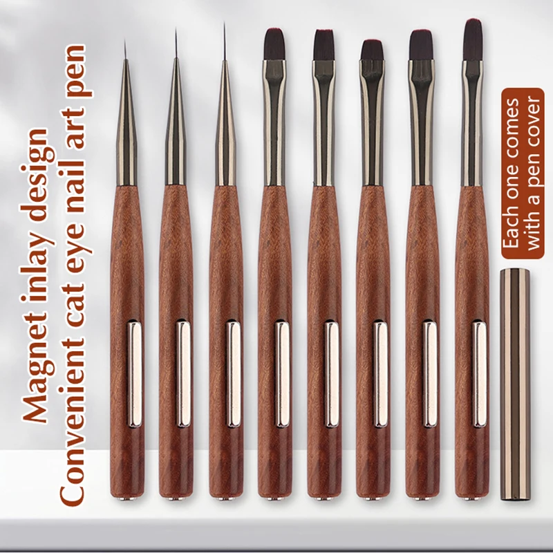 3in1 Doppel-headed Magnet Phototherapie Stift Pinsel Mehrere Stile Nail art Magnet Nagel Stift Malerei Stift Malerei Pinsel Nagel salon