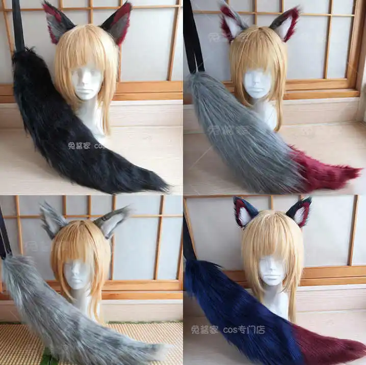 เกมArknights Texas Lapplandตุ๊กตาหูชุดหางอะนิเมะคอสเพลย์เครื่องแต่งกายฮาโลวีนParty Prop Headwearของขวัญวันเกิด