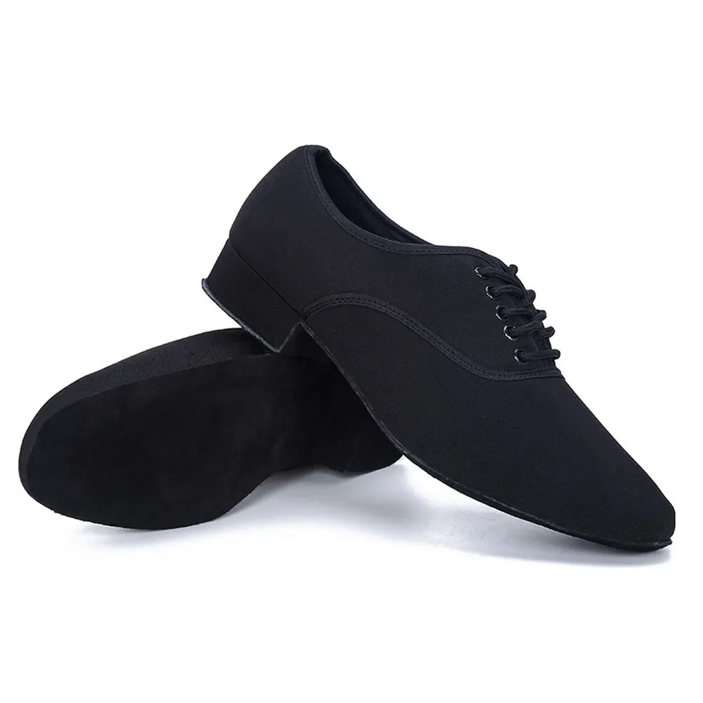 Heren Dansschoenen Zwart Lakleer - Ballroom, Salsa, Latin - Hak 2 Cm Diamant 160025038p
