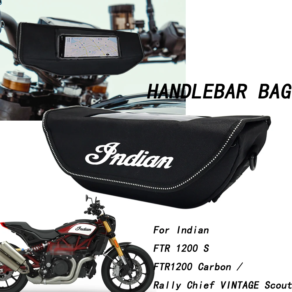 

For Indian FTR 1200 S FTR1200 Carbon / Rally Chief VINTAGE Scout Motorcycle accessory Waterproof And Dustproof Handlebar