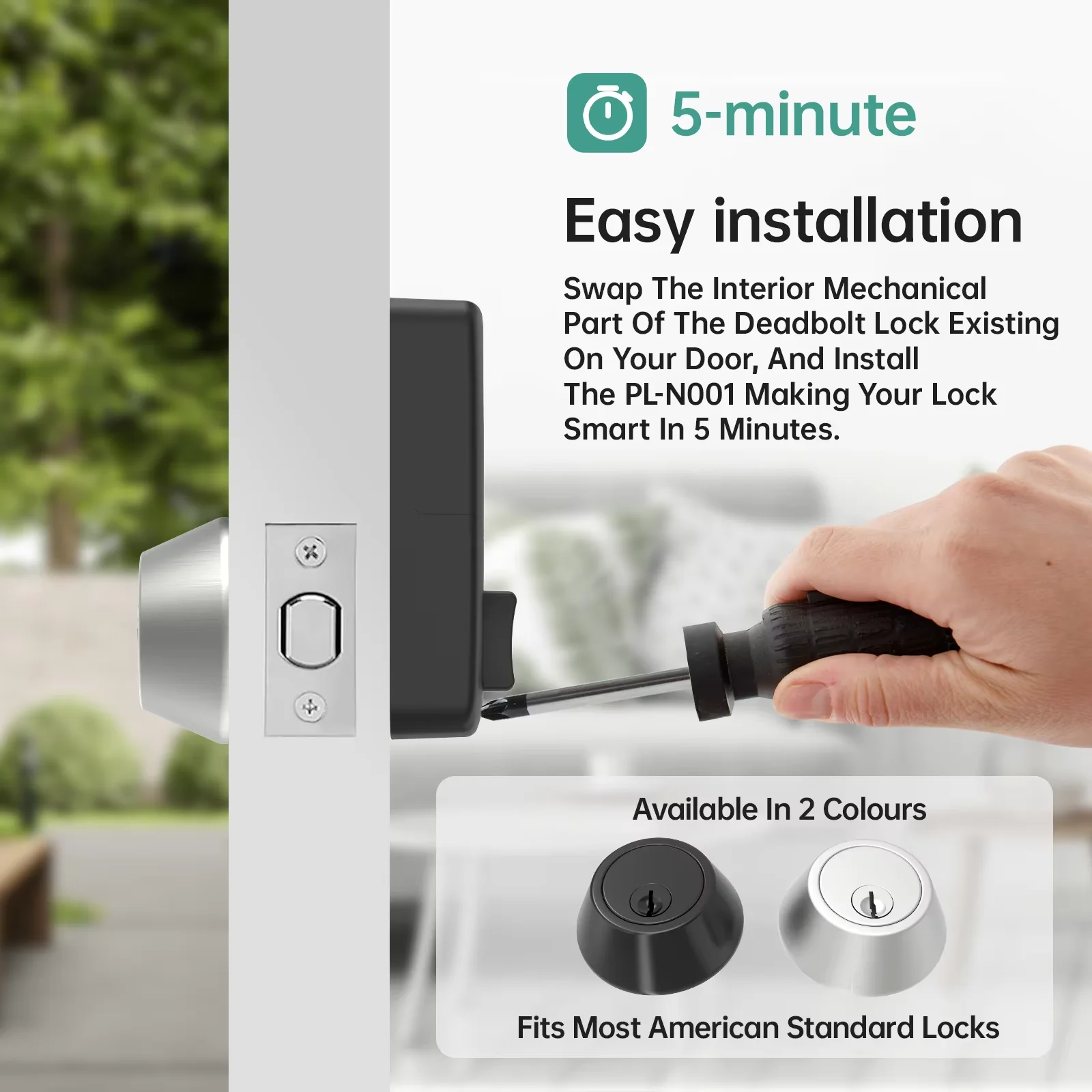 Tuya Smart Riegeltürschloss Bluetooth Alexa Google Home Key App Elektronischer Riegel Digitales Türschloss