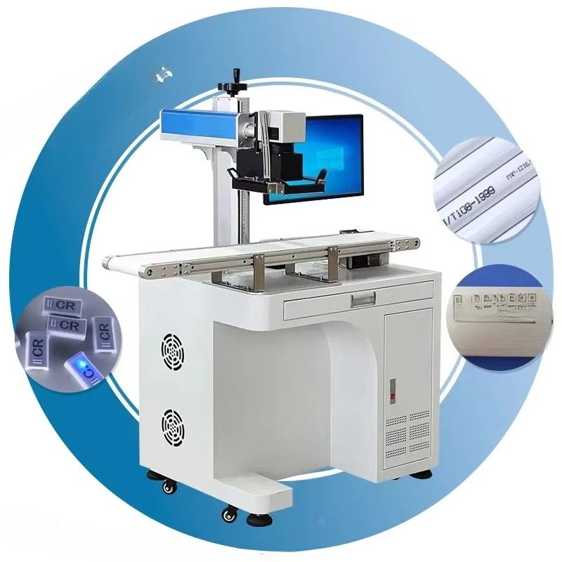3W 5W UV Marker Printer Marking Engraving Coding Machine for Sun Glass Pen Ceramic Plastic Fiber with CCD