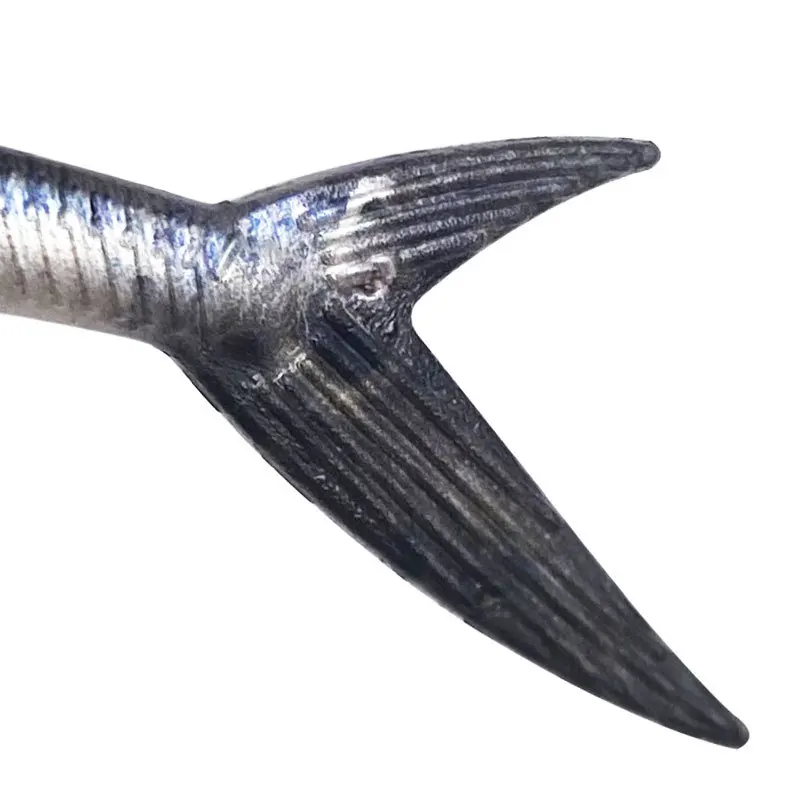 Neue Angelköder, 2 Stück, 3D-biomimetischer Makrelenköder, künstlicher Wobbler für Trolling-Silikonköder, Meeresangeln, großer Köder, Köderwerkzeug – Detail 6