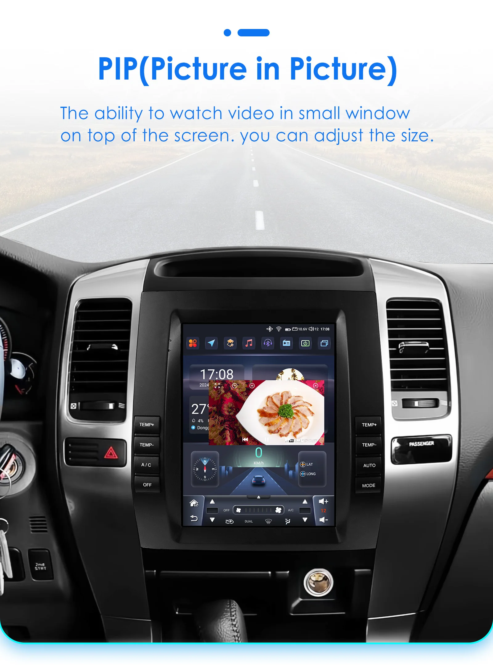 9,7" 2DIN Carplay Android Autoradio für Toyota Land Cruiser Prado 120 Lexus GX470 2002-2009 Multimedia 360° Kamera Intelligenter Bildschirm 7862 RDS DSP 4G Wifi BT Haupteinheit – Detail 32