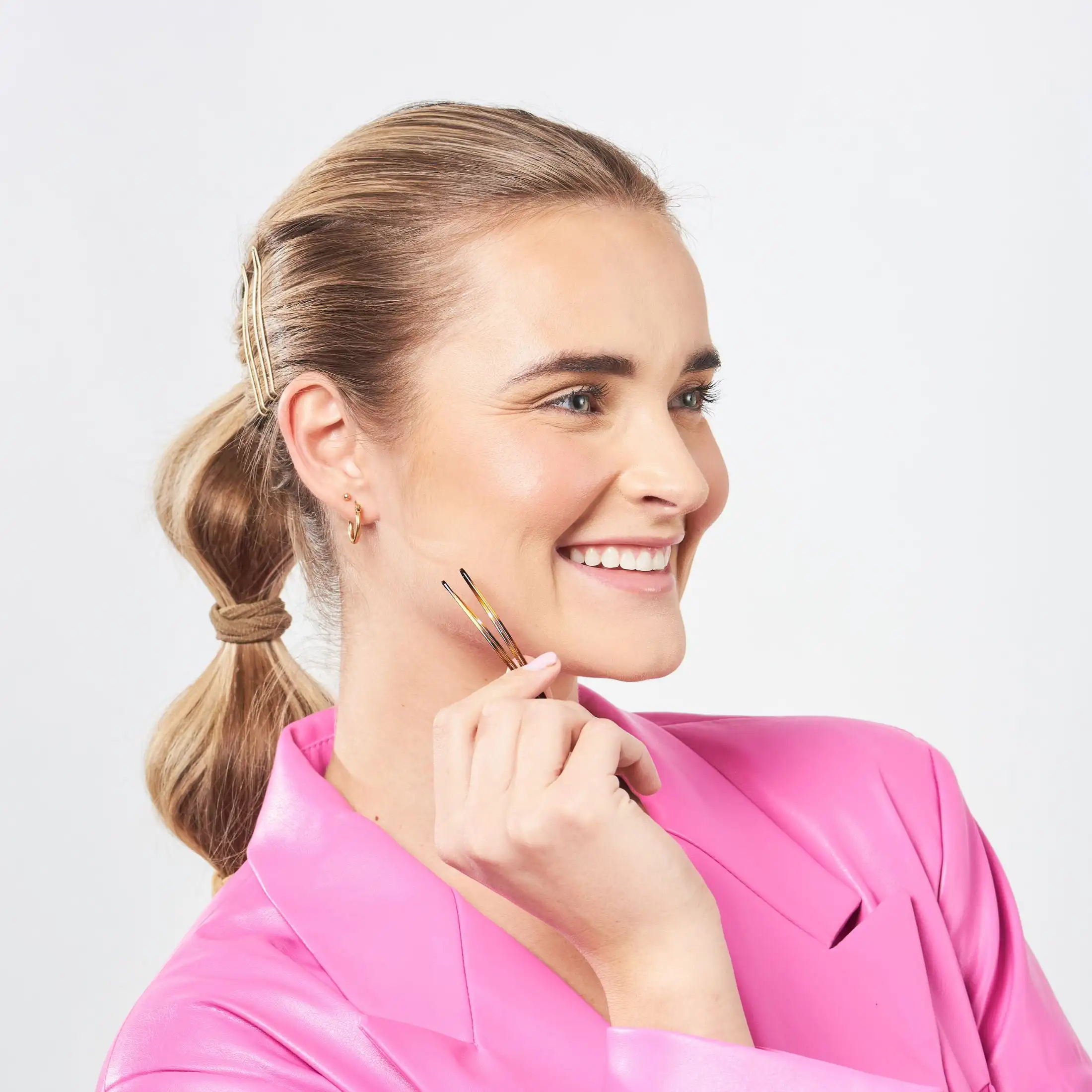 Bobby Pins for Fine Hair, Assorted Color, 8 Ct