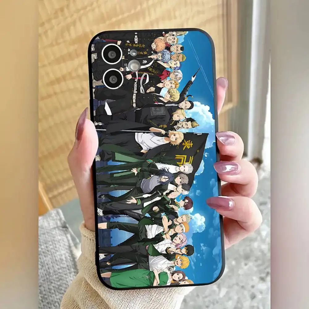 Coque de téléphone en Silicone souple, 1 pièce, dessin animé Tokyo r-vengeance, pour IPhone 17 Air 16 15 14 13 12 11 Plus Pro Max Plus