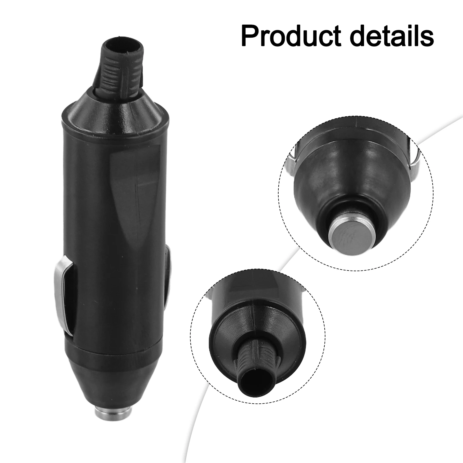 

30mm Length Vehicle-Mounted Power Supply Car Power Supply Connector Power Adapter 240W Power Supply PC Material 12V Output