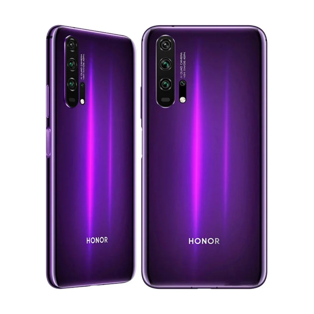 글로벌 스마트폰, HUAWEI-HONOR 20 프로, 6.26 인치, 8 + 256GB ROM, 휴대폰, 안드로이드, 구글 플레이 스토어, 듀얼 SIM,48MP,4G