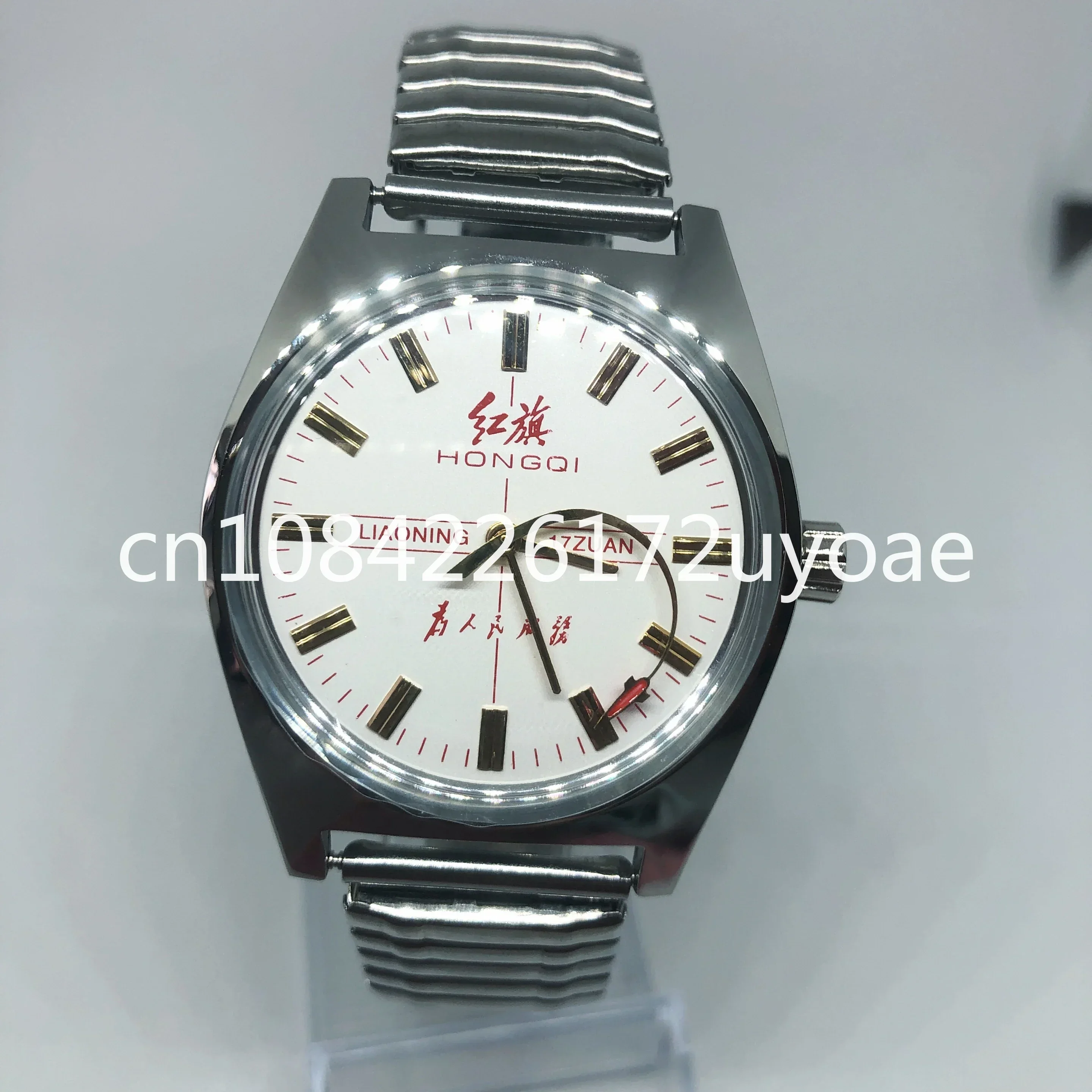 Red Flag for the People Men's Manual Winding Mechanical Watch 7120 Movement 19 Diamond Made in Shanghai