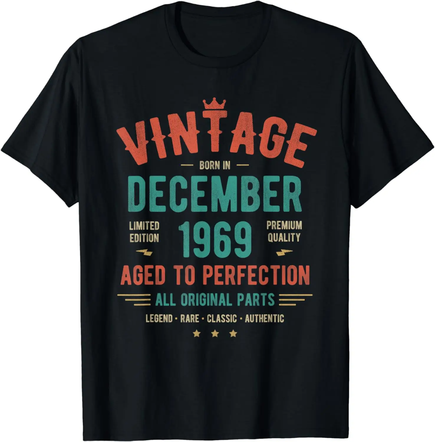 December 1969 Shirt, Made in 1969, Vintage 50th Birthday T-Shirt