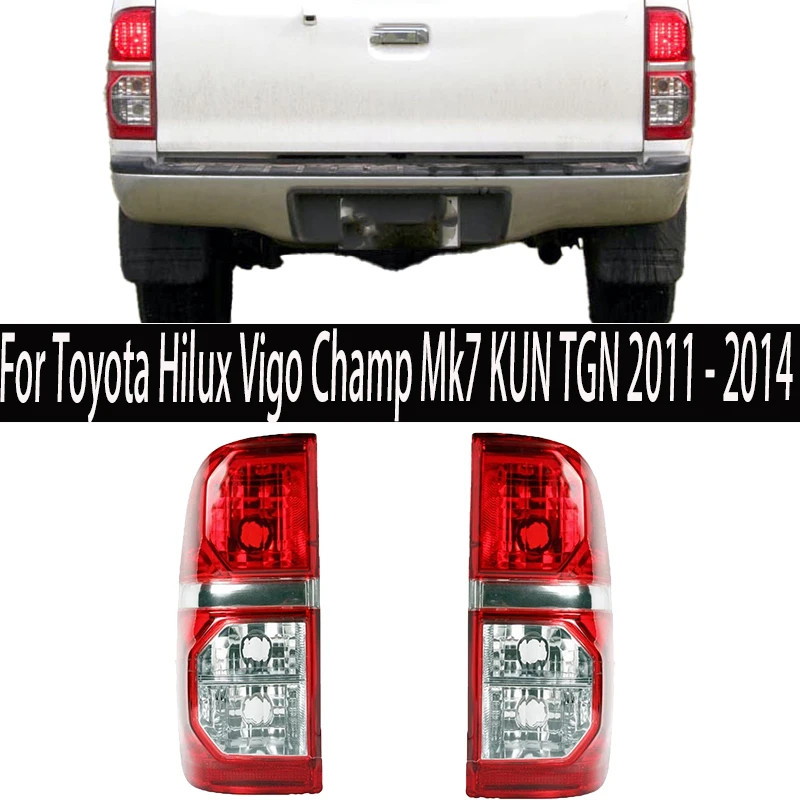 

Rear Bumper Tail Light Assembly For Toyota Hilux Vigo Champ Mk7 KUN TGN 2011 - 2014 81561-OK150