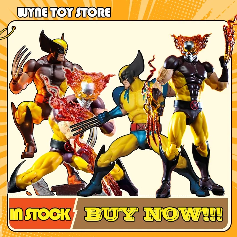 

New Stock CT Toy Wolverine Figure Mafex138 Demon spirit Wolverine Anime Figurines Comic X-Men Action Figure Model Collection Toy